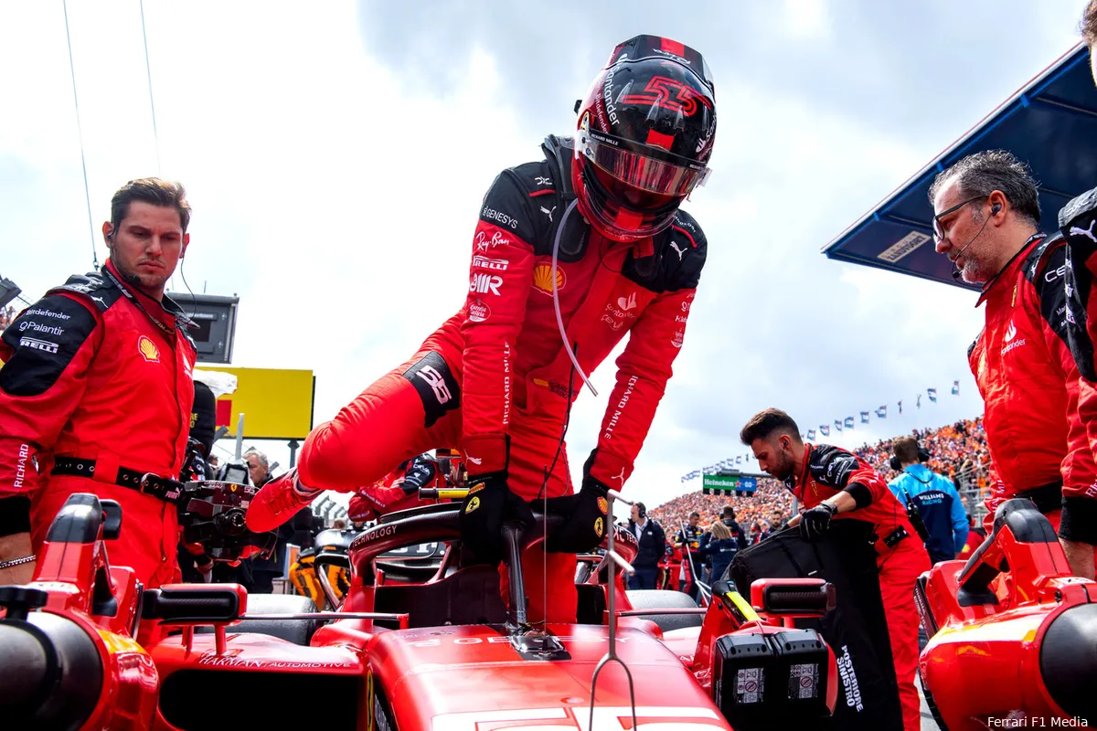 Sainz verklaart focus op 2024: 'Maar we zijn nog steeds in gevecht met Mercedes en Aston'