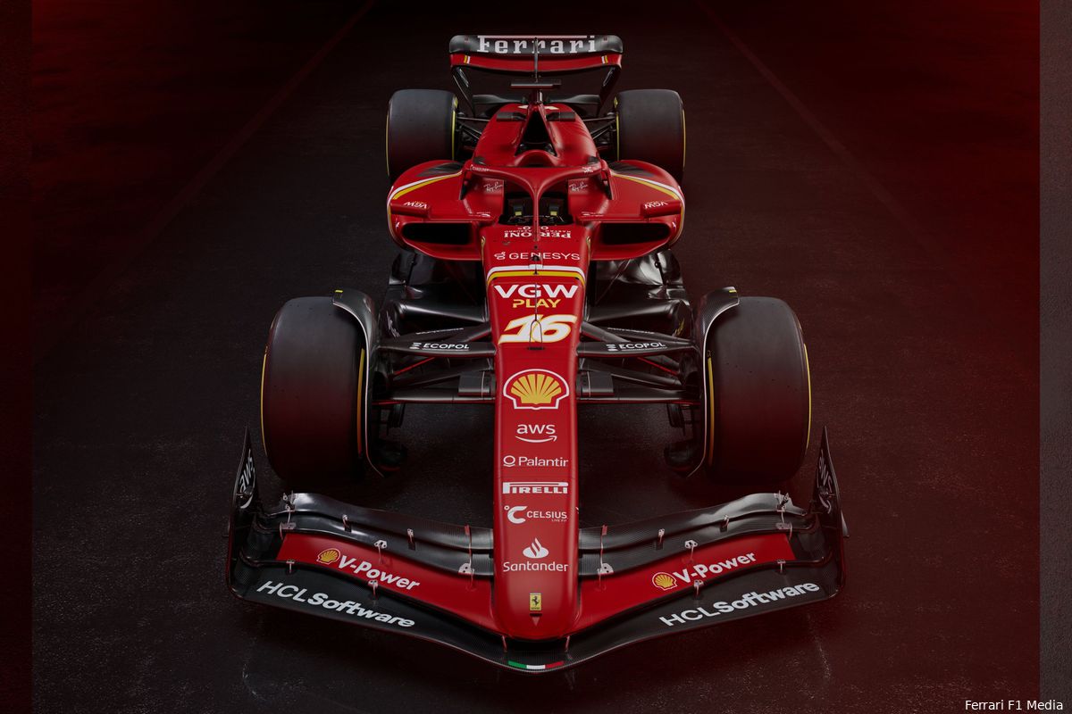 FOTO'S | Ferrari presenteert SF-24 met frisse tinten aan Formule 1-wereld