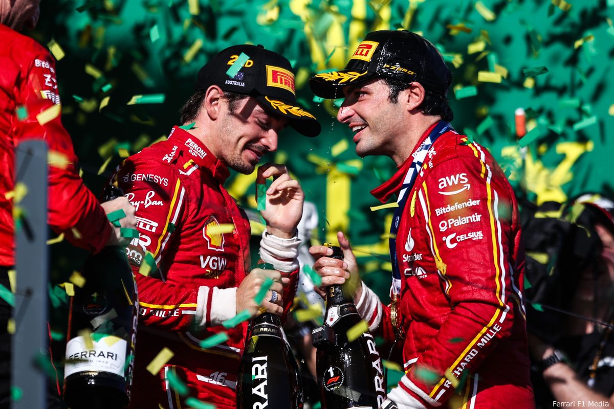 Ferrari droomt over de wereldtitel: 'Willen tot het einde met Verstappen en Red Bull vechten'