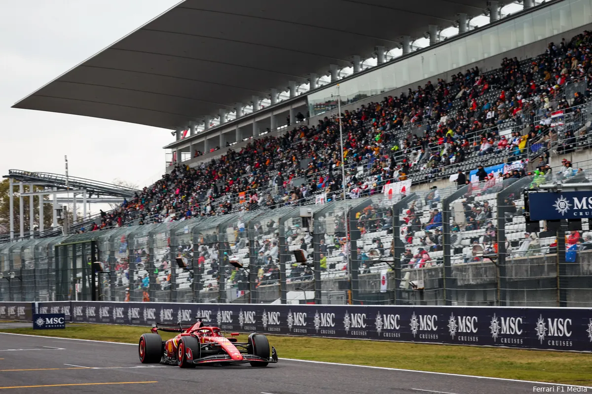 sainz leclerc japan 2024 ferrari kwalificatie