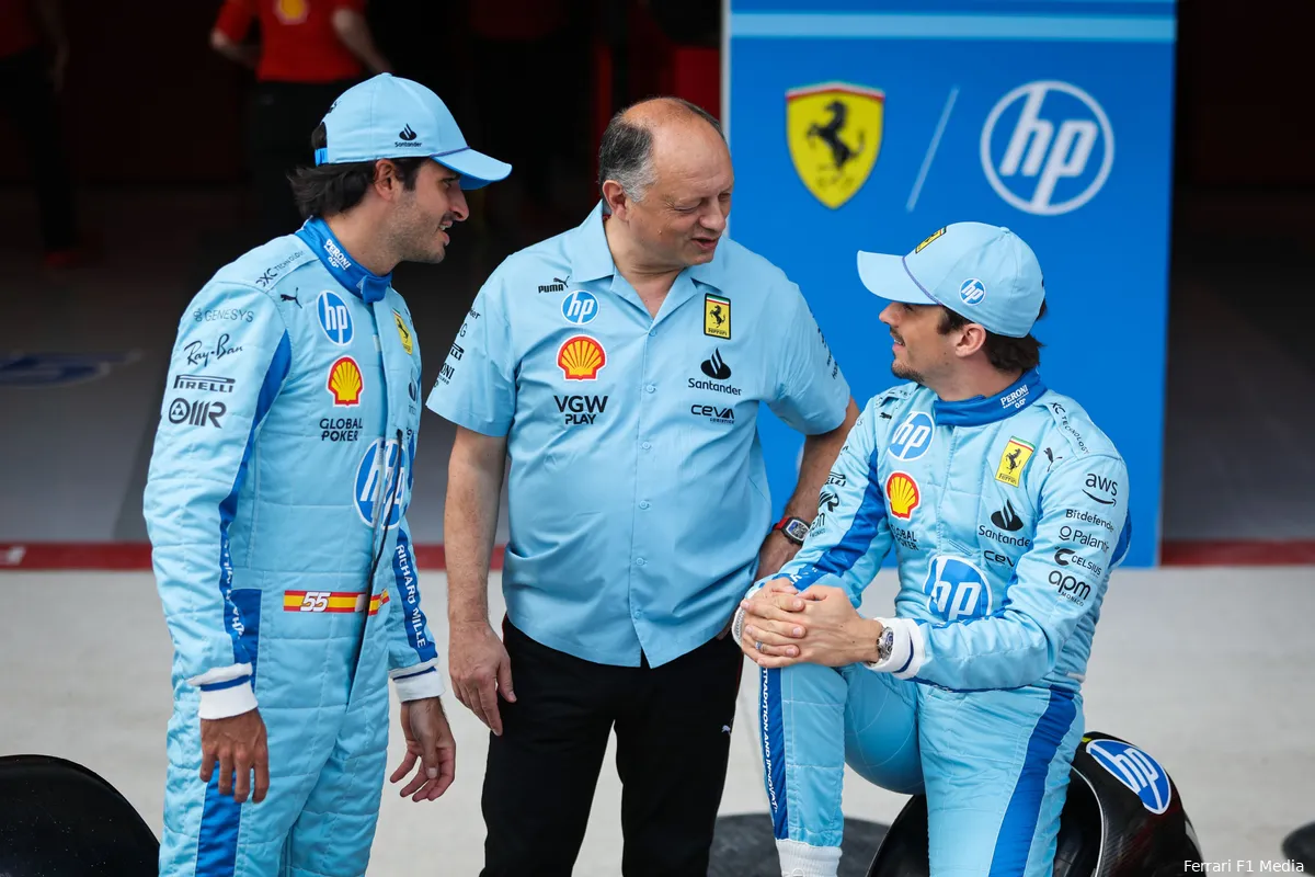 carlos sainz charles leclerc ferrari miami 2024