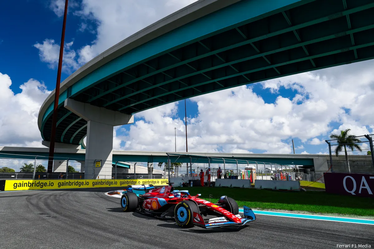 carlos sainz charles leclerc ferrari miami 2024