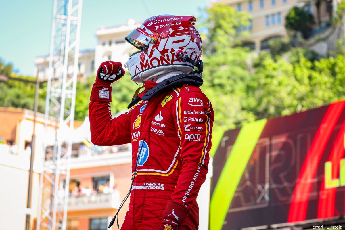 Leclerc breekt vloek van Monaco in bizarre race, Verstappen profiteert niet van Mercedes-strategie