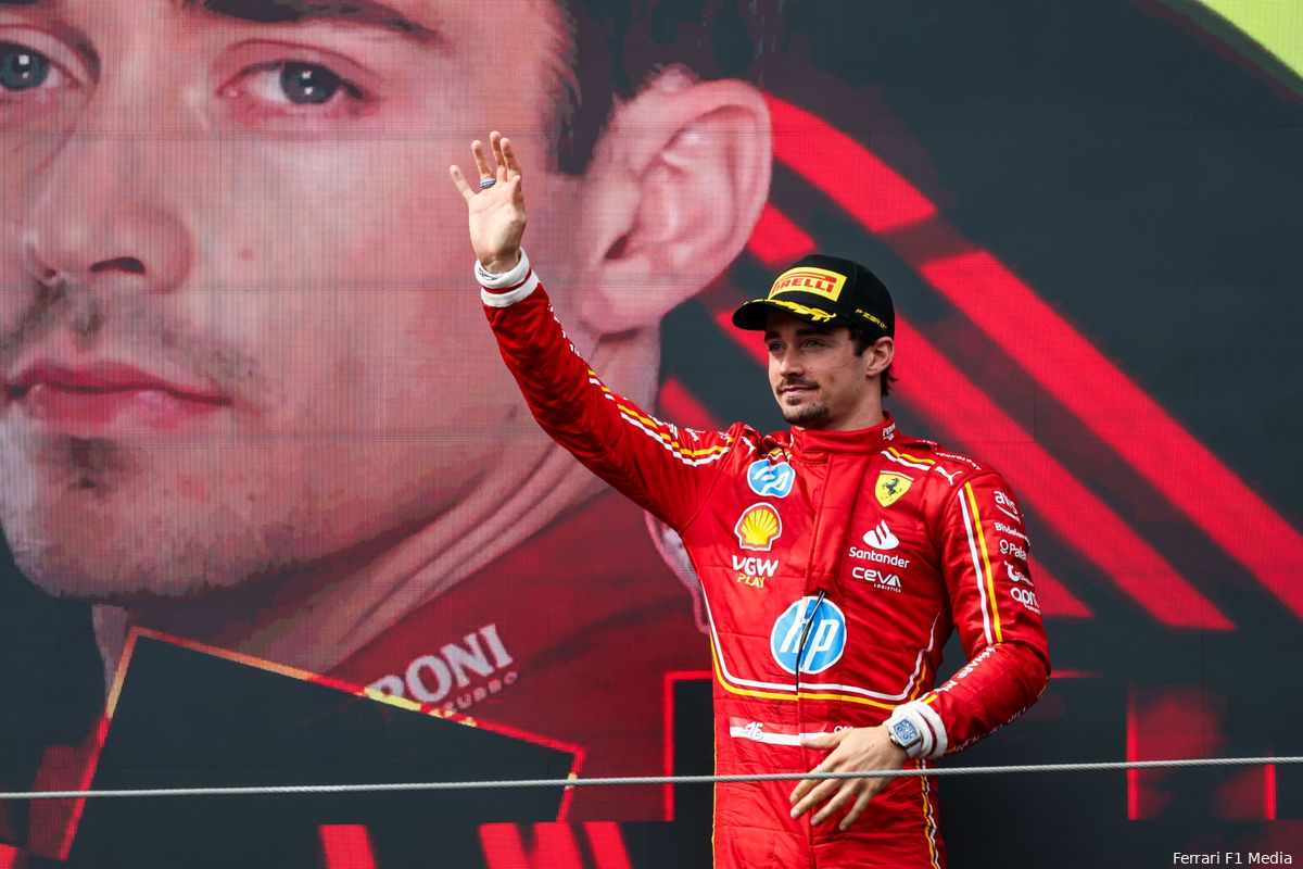 Voor Leclerc is een podium niet genoeg: 'We moeten op de overwinning mikken'