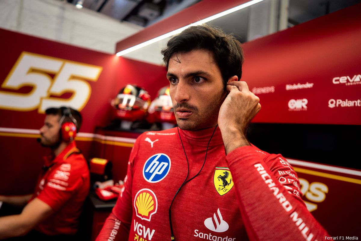 Sainz maakt zich geen illusies in aanloop naar Grand Prix: 'Het wordt een lastige race'