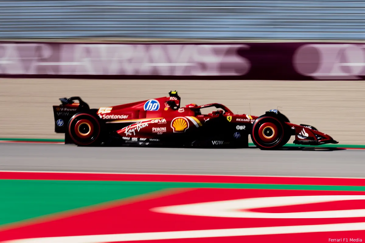 carlos sainz ferrari spanje vrijdag 2024