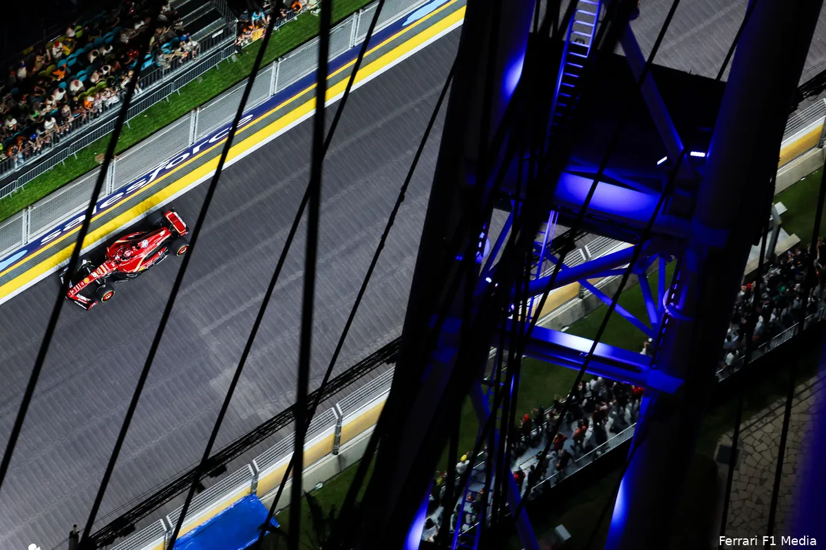 ferrari charles leclerc singapore gp zondag 2024 4
