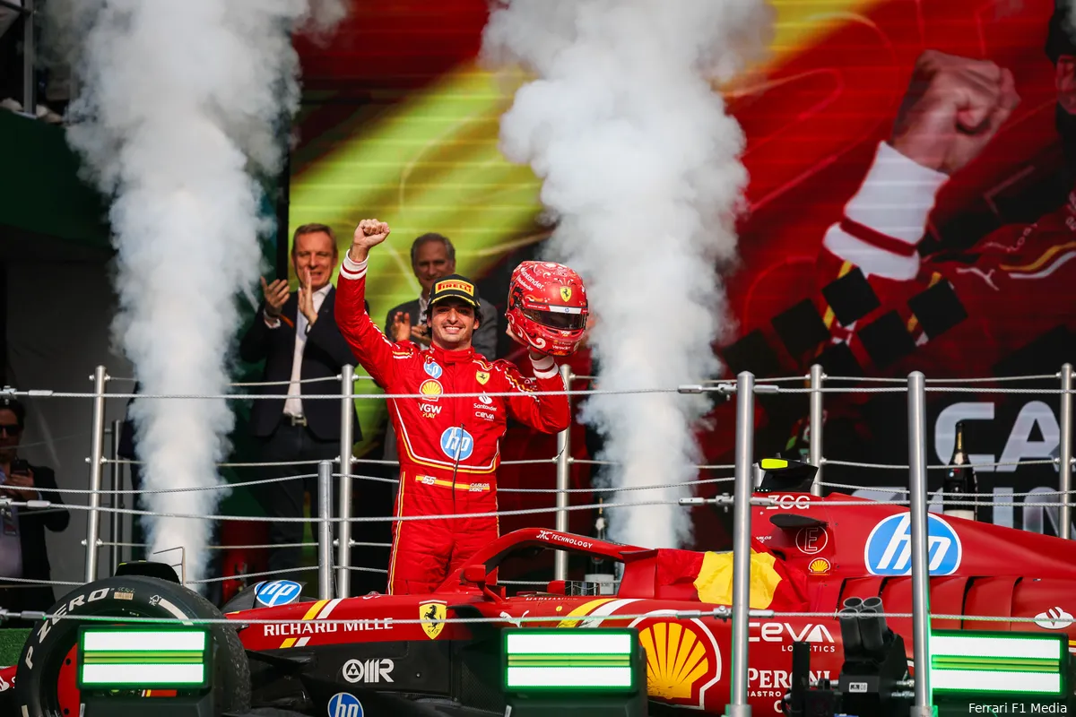 carlos sainz mexico 2024 ferrari racedag zege