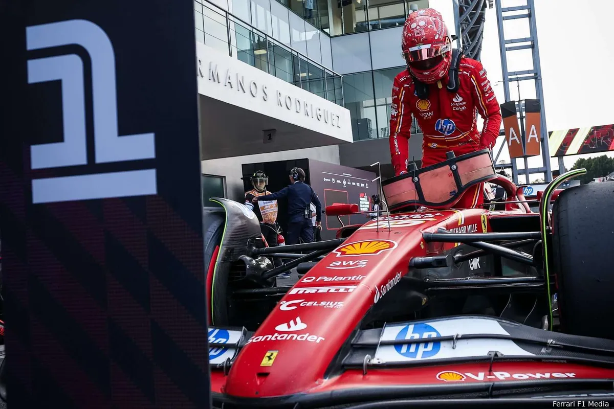 carlos sainz p1 pole kwalificatie 2024 mexico ferrari