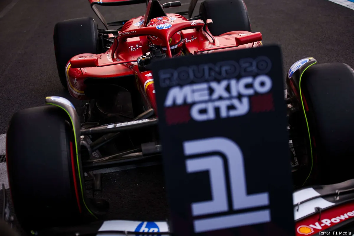 carlos sainz p1 pole kwalificatie 2024 mexico ferrari