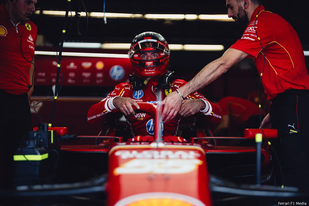 carlos sainz vrijdag cota ferrari sprintweekend 2024