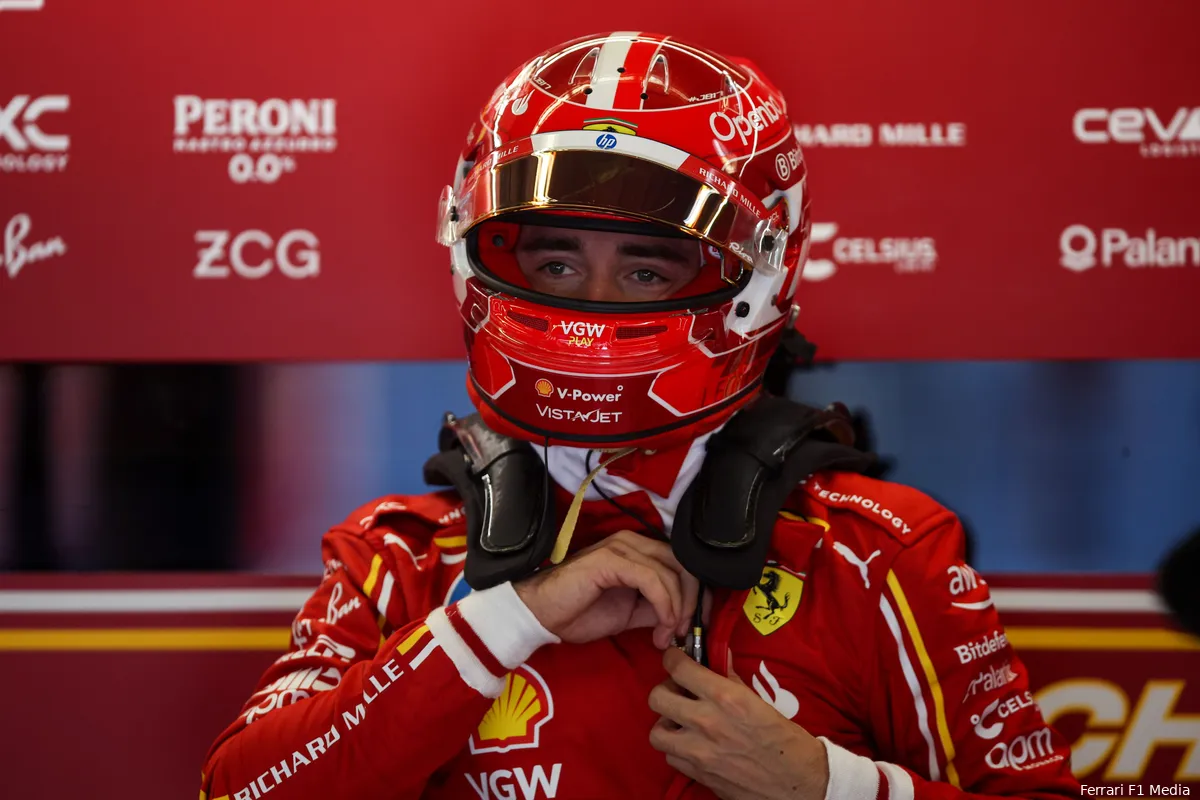 leclerc zondag austin ferrari 4