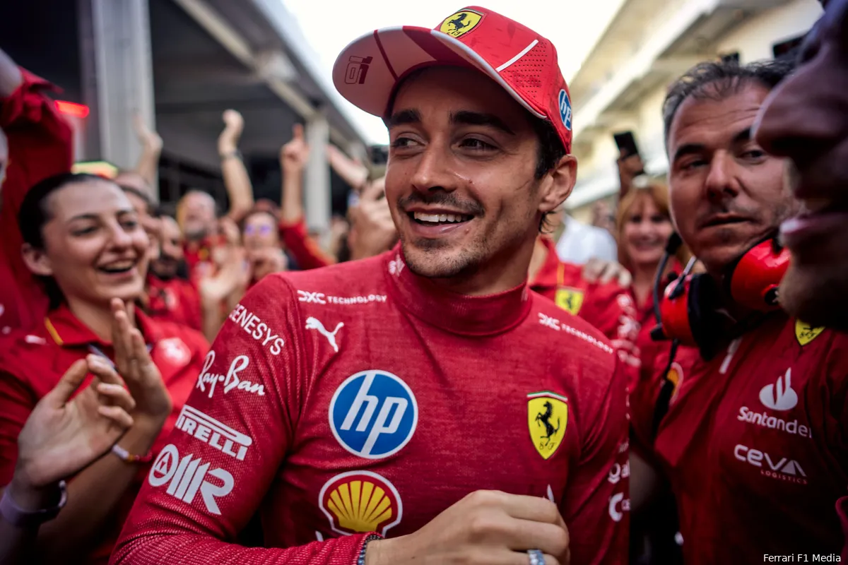 leclerc zondag austin ferrari 8