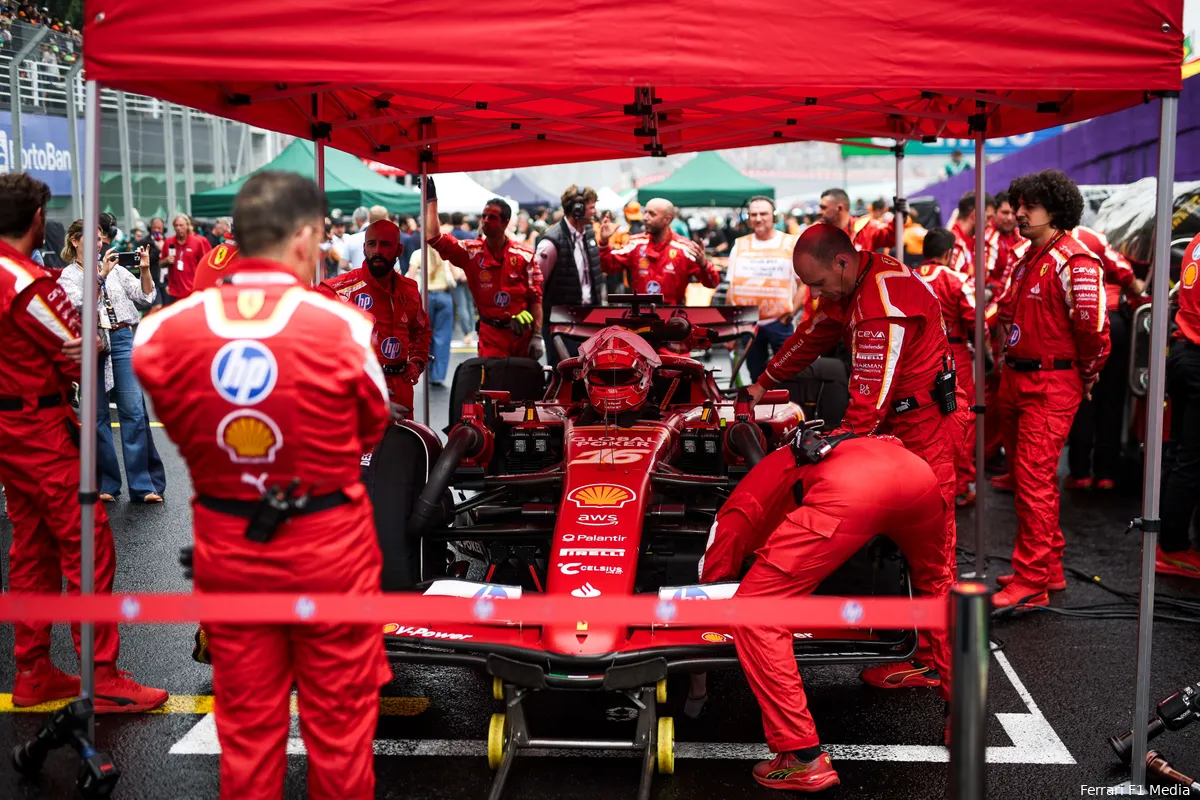 charles leclerc 2024 ferrari zondag racedag brazilie