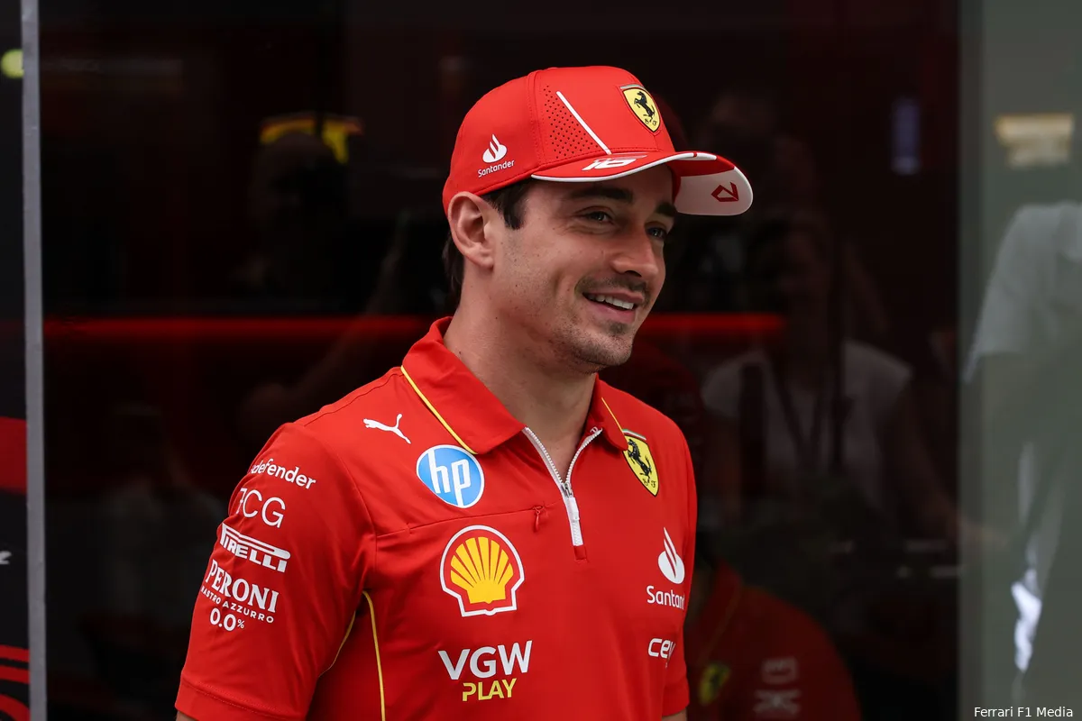 charles leclerc mediadag brazilie donderdag ferrari 2024