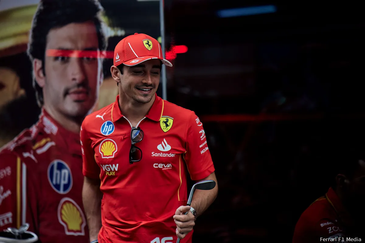 charles leclerc mediadag brazilie donderdag ferrari 2024