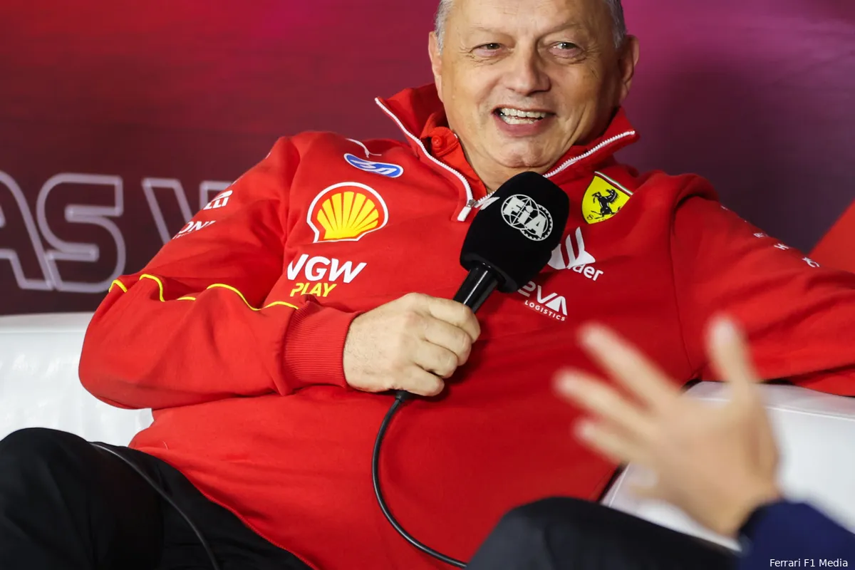 frederic vasseur ferrari las vegas persconferentie