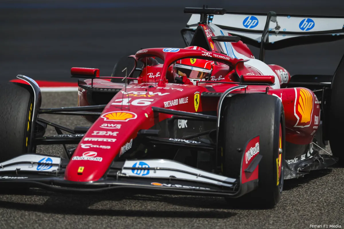 charles leclerc ferrari testdag 3 bahrein 2025 8