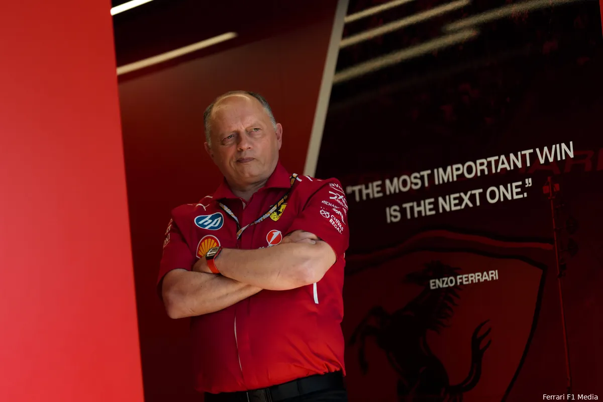 frederic vasseur 2025 melbourne f1 ferrari