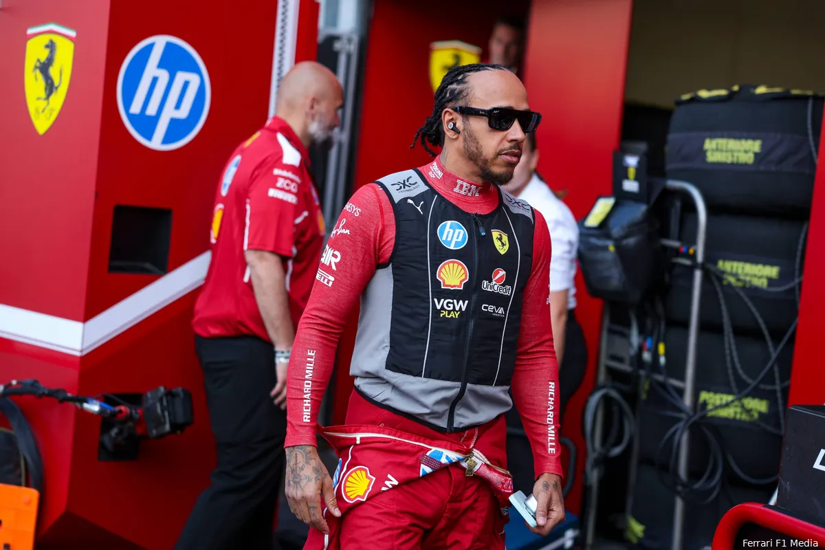 ferrari lewis hamilton gp monaco 2025 zaterdag 2