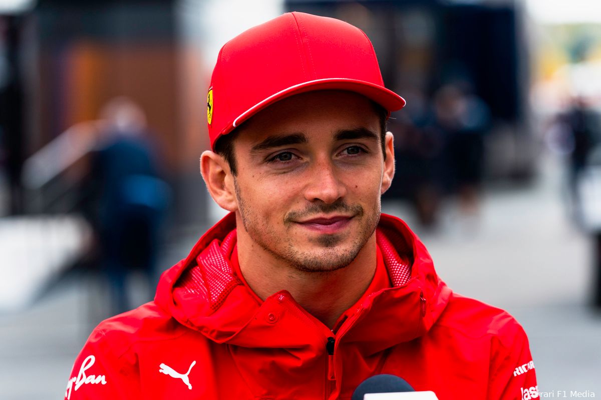 Leclerc ontroerd door gelukkige vader Pérez: 'Had gehoopt dat mijn vader mij zo kon zien'