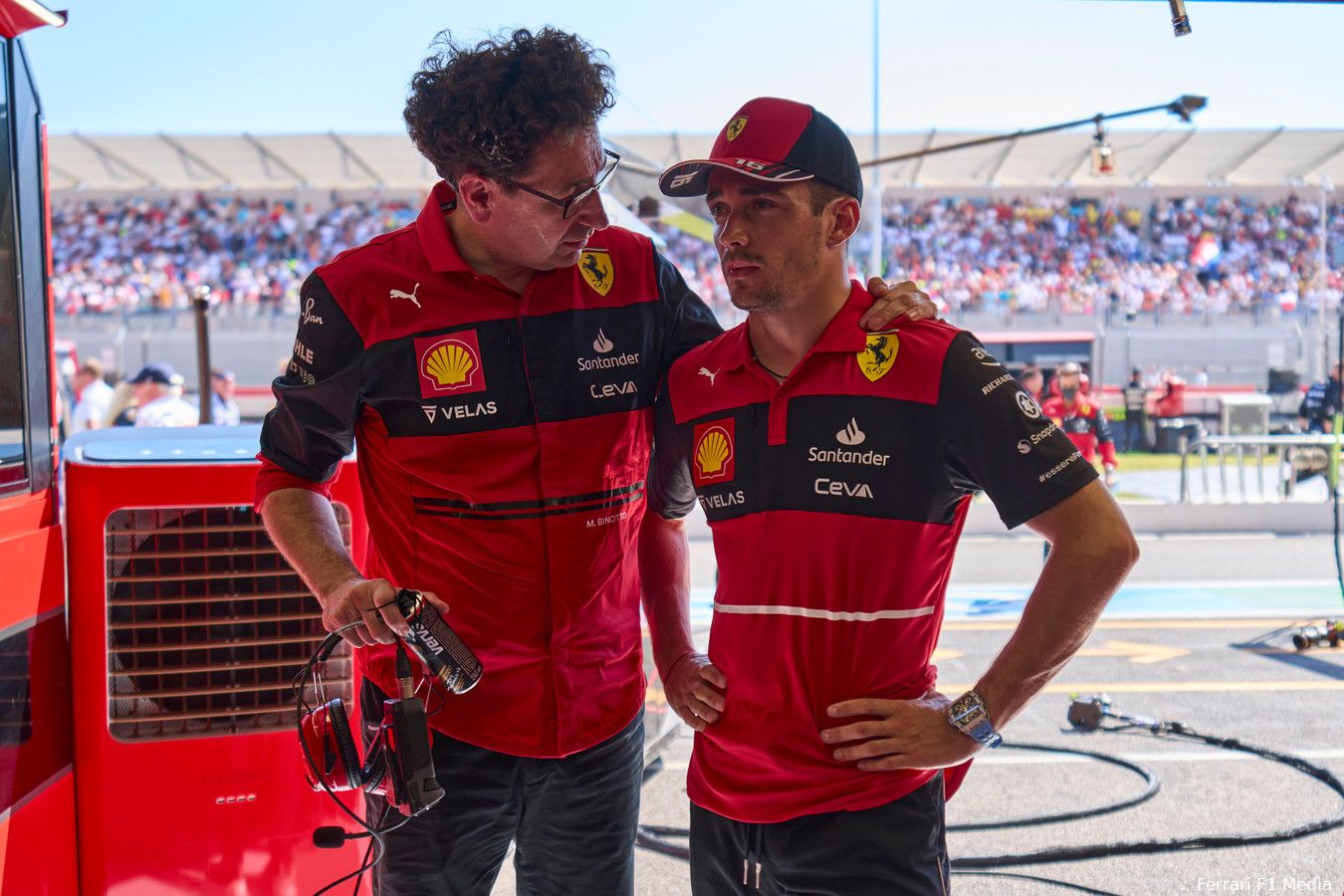 mattia binotto charles leclerc