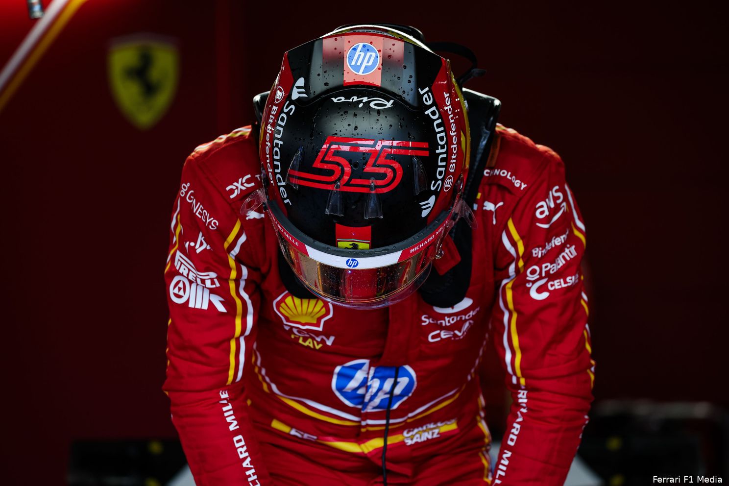 carlos sainz ferrari groot brittannie vrijdag 2024