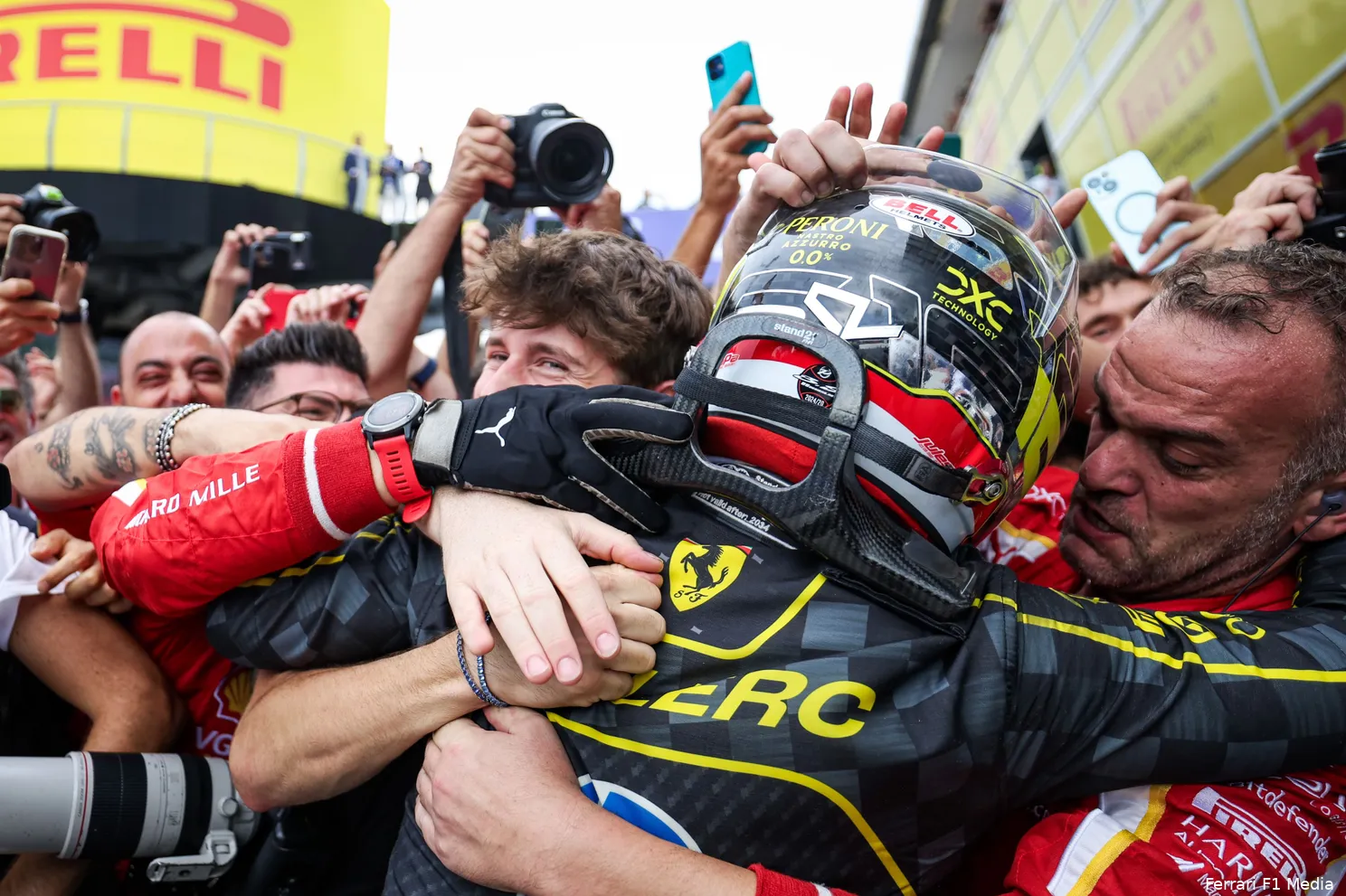 charles leclerc monza zondag 10
