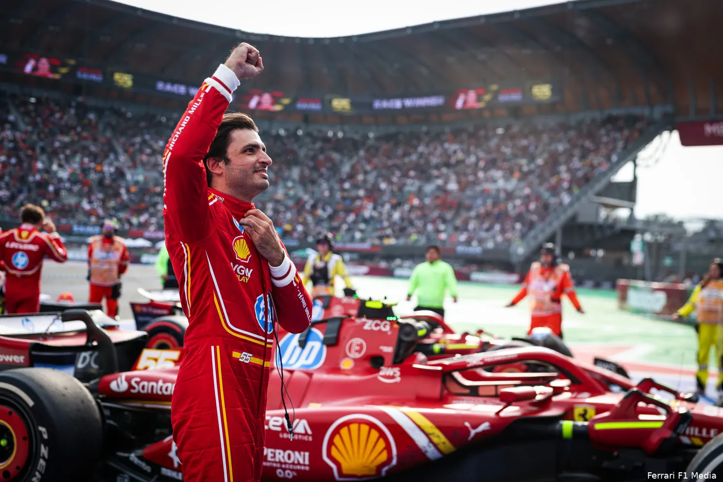 carlos sainz mexico 2024 ferrari racedag zege