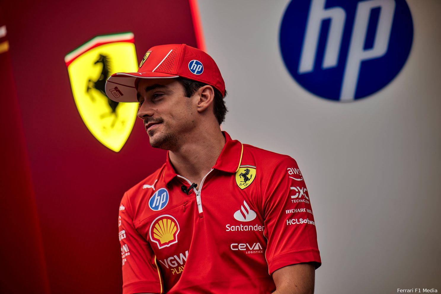charles leclerc mediadag brazilie donderdag ferrari 2024