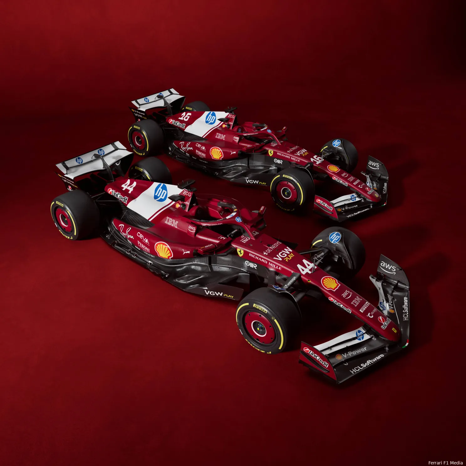 sf 25 ferrari leclerc hamilton