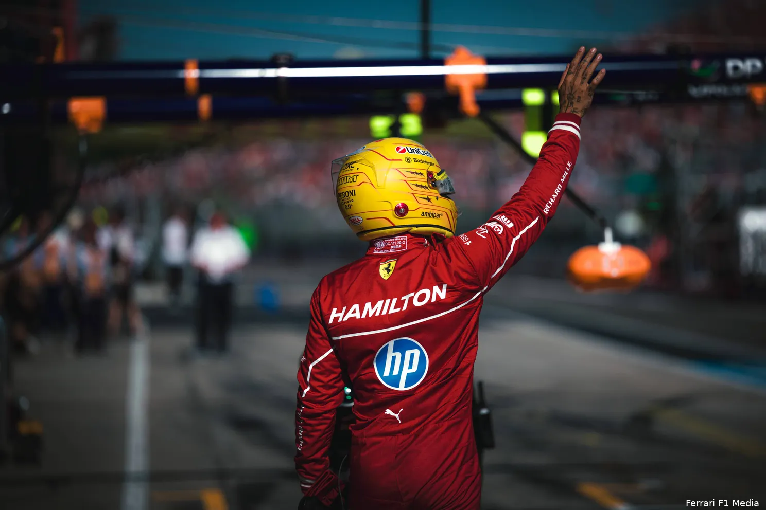 ferrari lewis hamilton gp emilia romagna imola 2025 zaterdag
