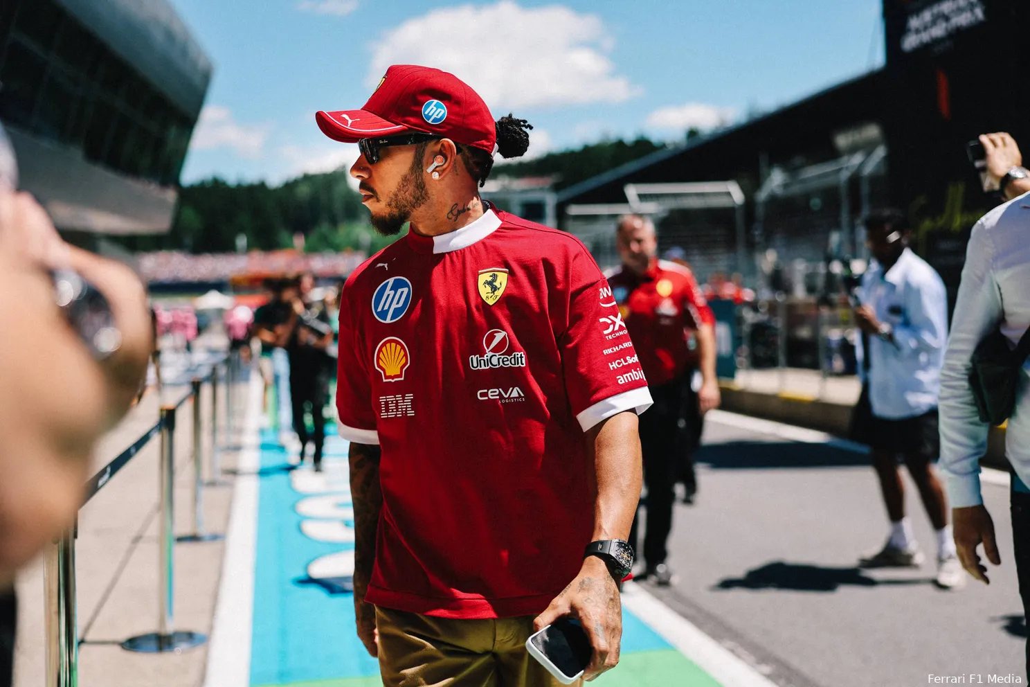 lewis hamilton ferrari gp oostenrijk 2025 zondag 4