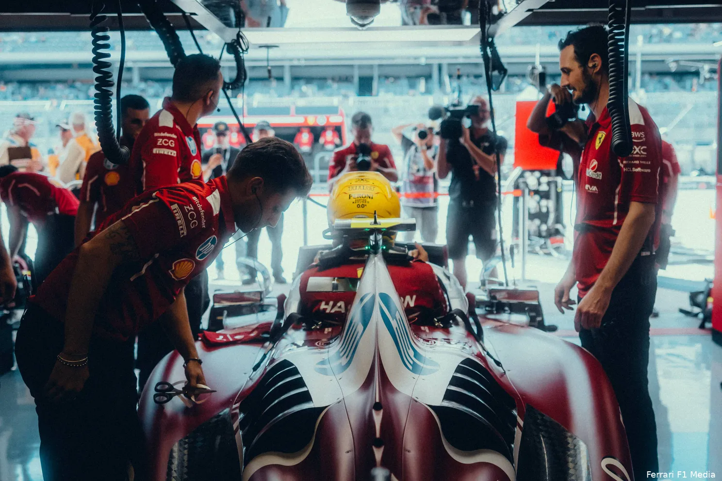 Hamilton-Ferrari-zaterdag-austin-2