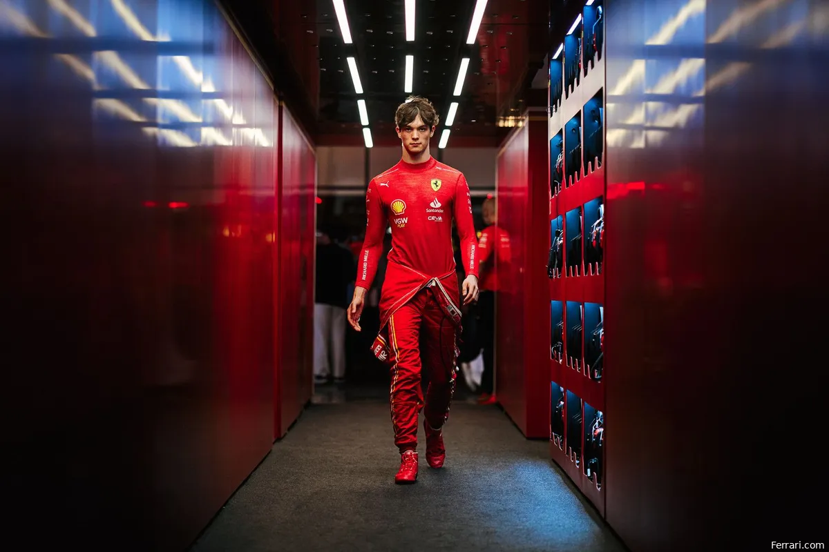 18-jarige Oliver Bearman reageert op last minute P7-debuut namens Ferrari