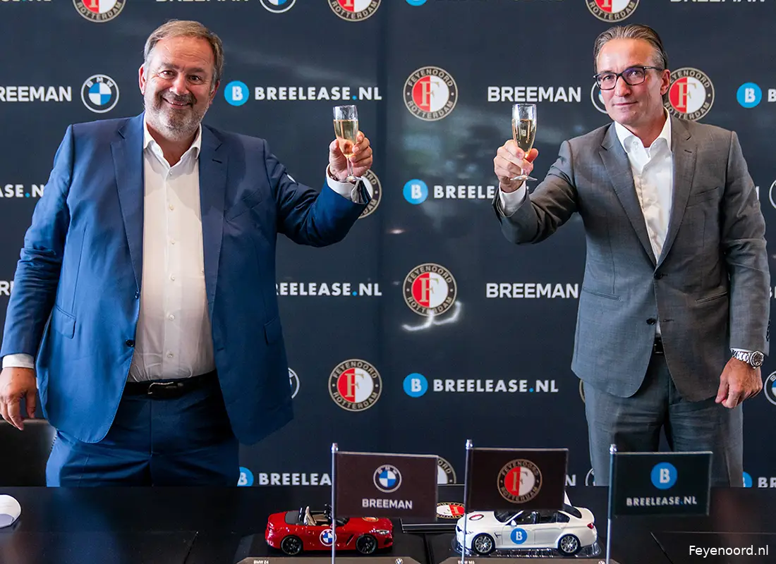 Feyenoord stapt over op Breeman BMW