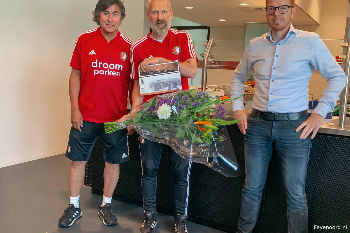 Marcel de Geus gehuldigd voor 25 jaar dienstverband