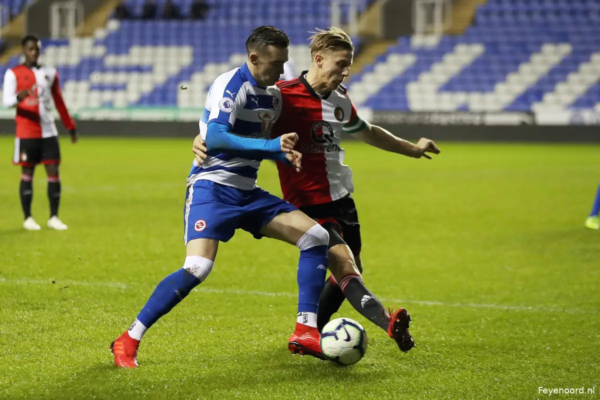 Jong Feyenoord onderuit bij Reading U23