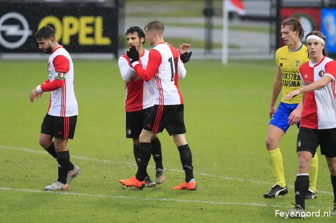 Jong Feyenoord sluit 2019 af met ticket naar kampioenspoule