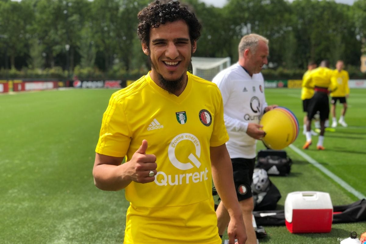 Trainingskleding Feyenoord geel, wit en zwart