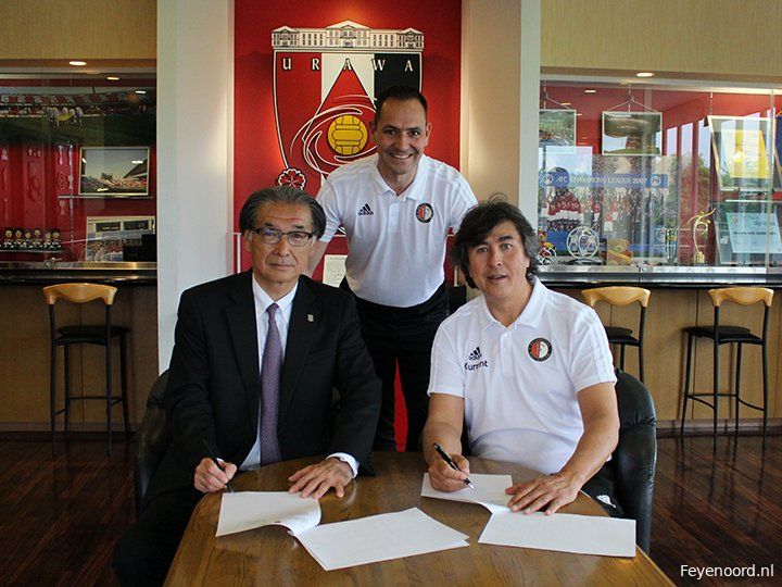 Feyenoord en Urawa Red Diamonds gaan samenwerken