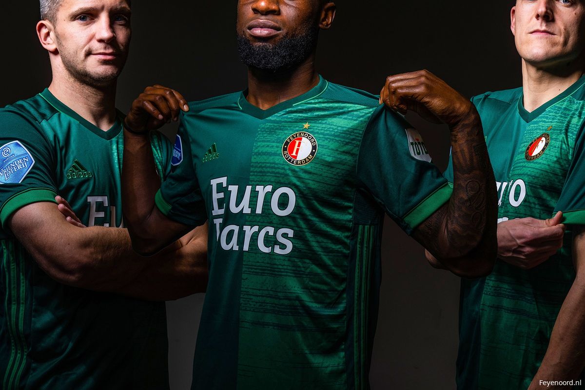 Feyenoord in nieuwe uitshirt tegen FC Utrecht