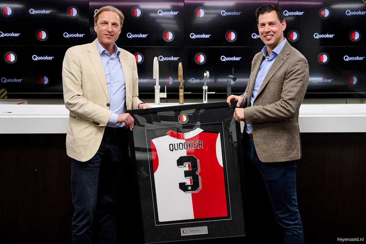 Quooker wordt Official Partner van Feyenoord