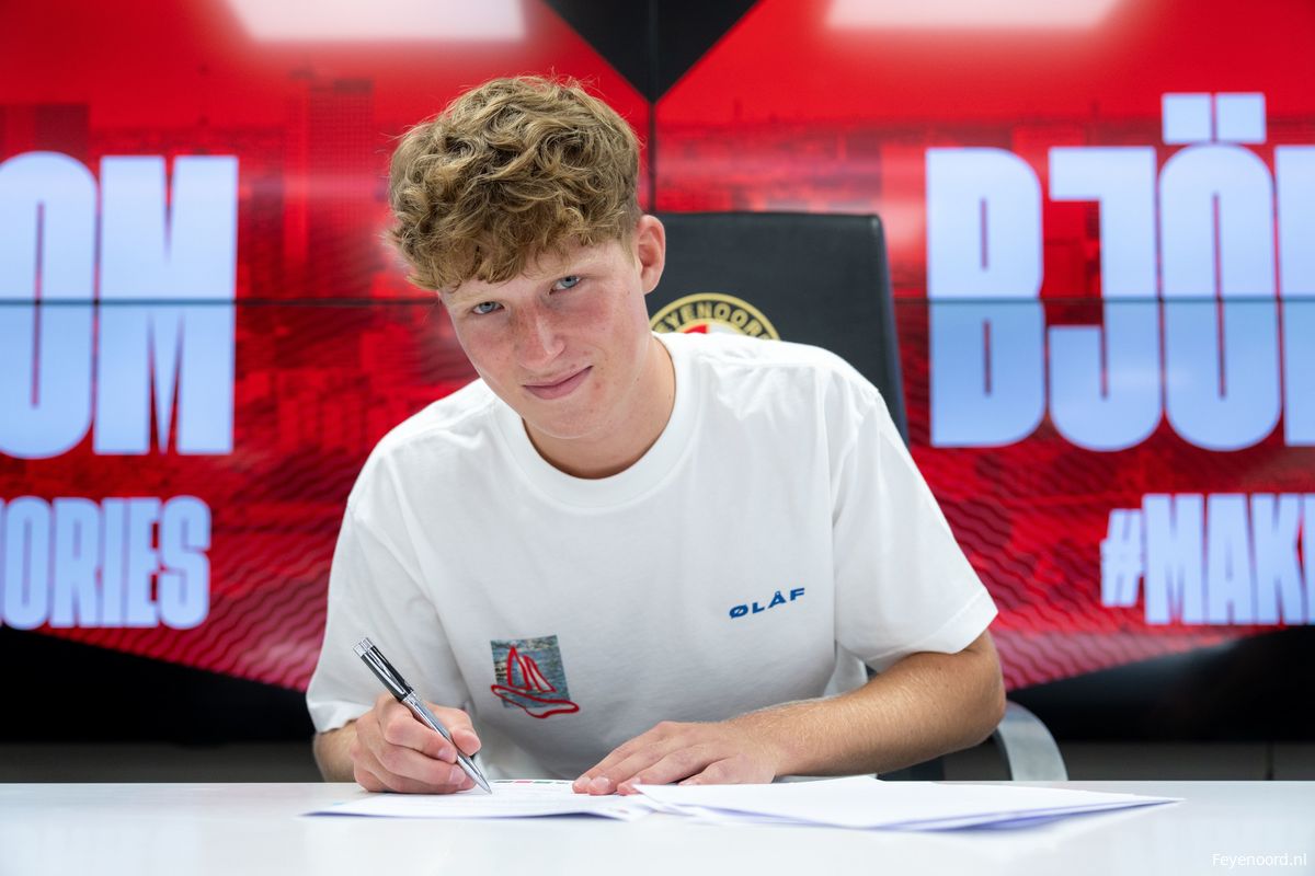Academy-speler Björn Otte tekent eerste contract