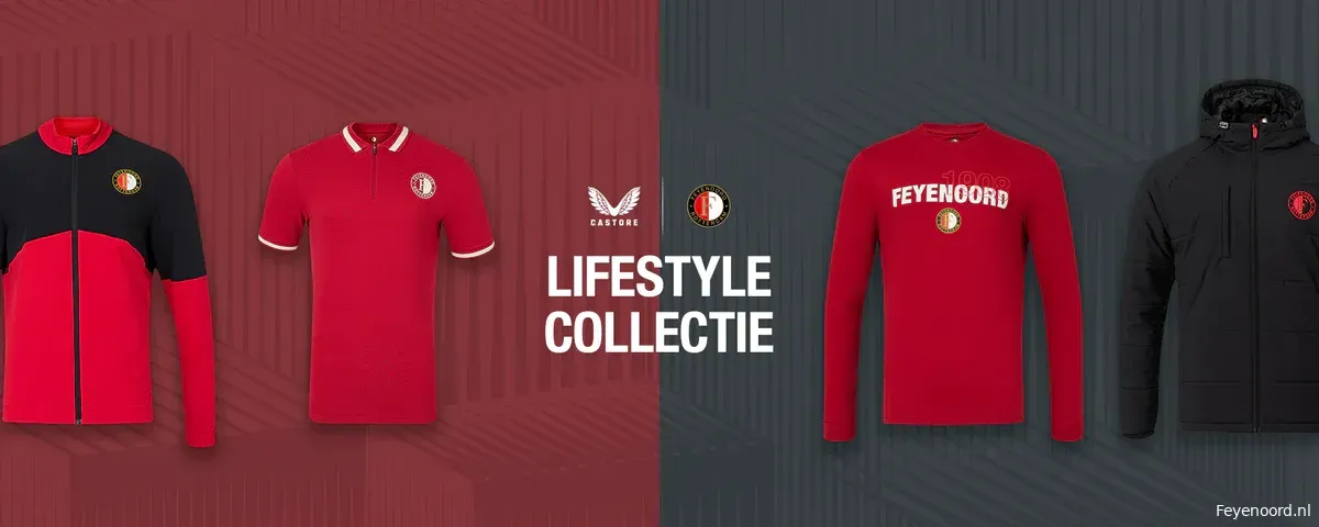 Feyenoord en Castore brengen nieuwe 'Lifestyle Collectie' uit