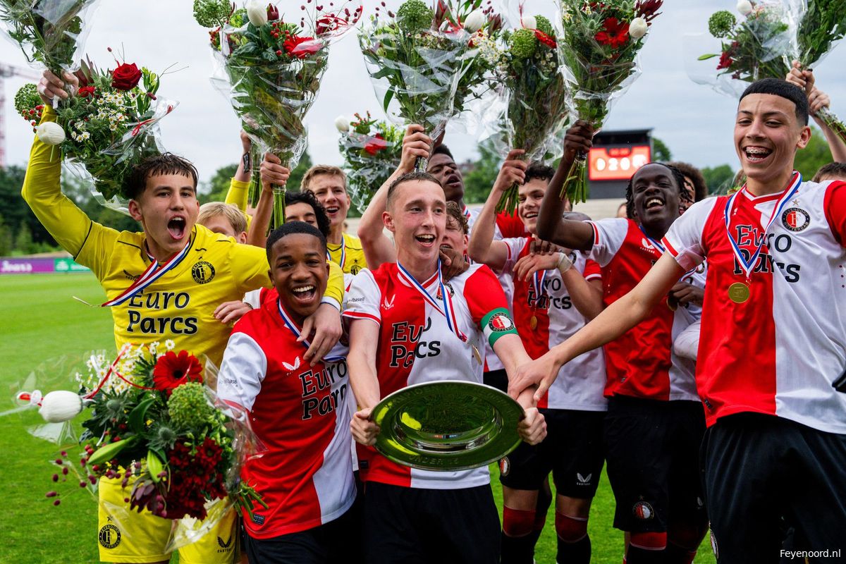 Feyenoord Onder 15 opnieuw Kampioen van Nederland