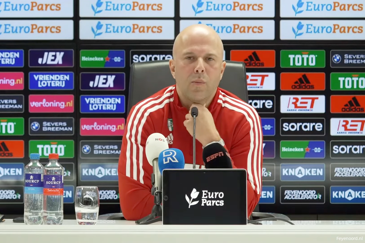 Vanmiddag persconferentie Arne Slot voor FC Emmen Feyenoord FR12.nl