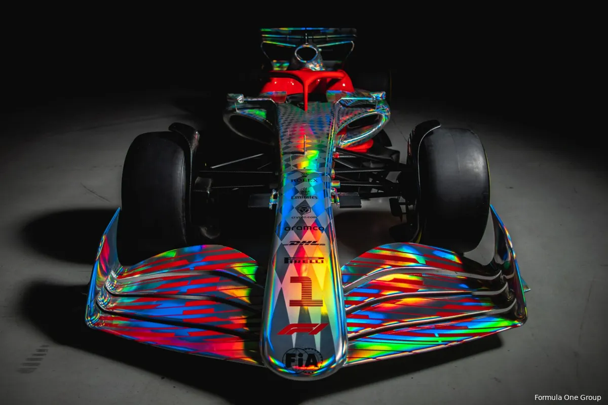 F1 onthult eerste beelden van 2022-bolides