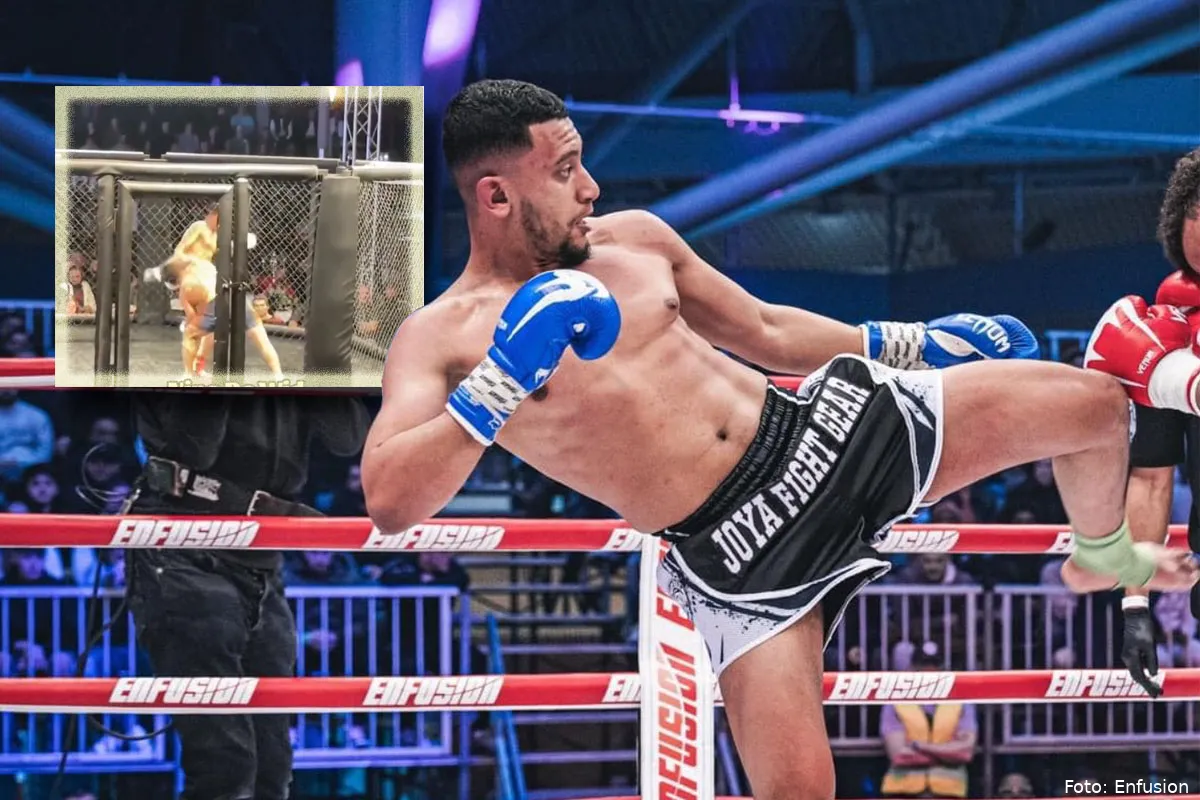 🎥 High kick knock-out door kickbokser Nino De Wid gaat viraal op social media