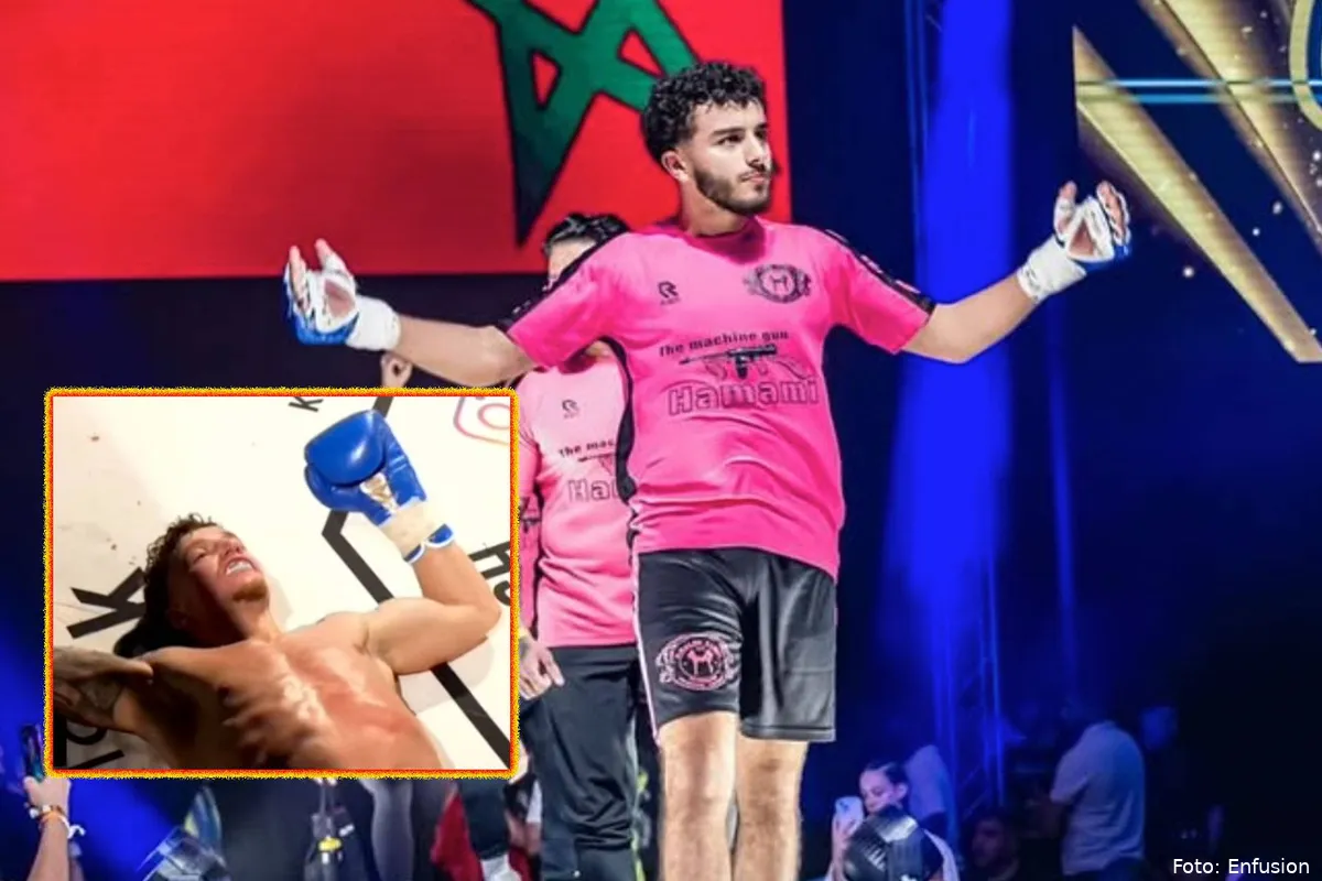 Mohamed Hamami slaat Glory-vechter Jan Kaffa hard knock-out en maakt statement | video